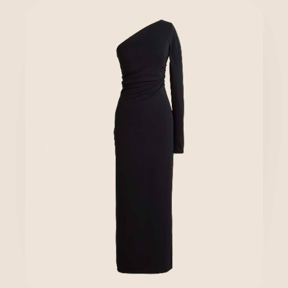 Women’s J. Crew One-shoulder dress in jersey crepe Size Small NWT #CF786